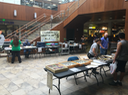 Darwin Day activity booth on the UT-Tyler campus